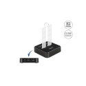 DeLOCK M.2 Docking Station for 2 x M.2 NVMe PCIe SSD with Clone function