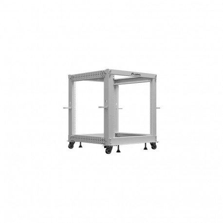 LANBERG OPEN RACK 19" 12U 600X600-1100 ADJUSTABLE GREY