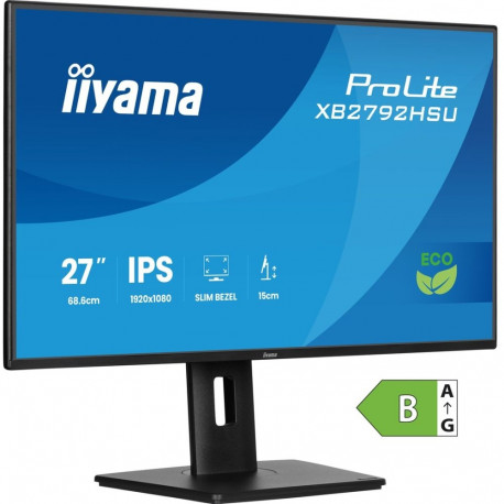 iiyama arvutimonitor ProLite XB2792HSU-B1 68.6cm (27") 1920 x 1080 pixels Full HD LED, must