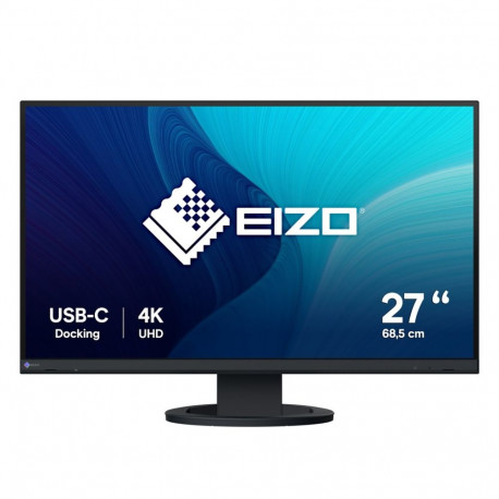 EIZO FlexScan EV2740S-BK arvutimonitor 68.6 cm (27") 3840 x 2160 pikslit 4K Ultra HD LCD must