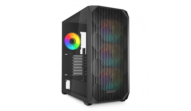 Sharkoon AK3 RGB Midi Tower Black