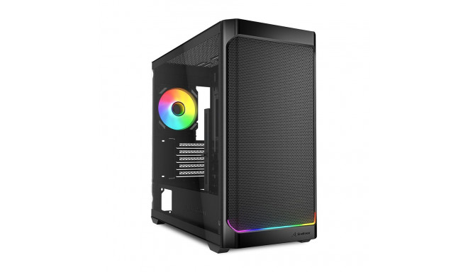 Sharkoon MK4W RGB Strip Micro Tower Black