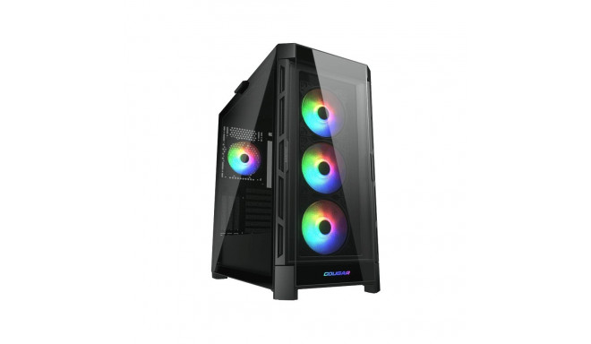 COUGAR Midi Tower Case Duoface Pro ARGB, Black