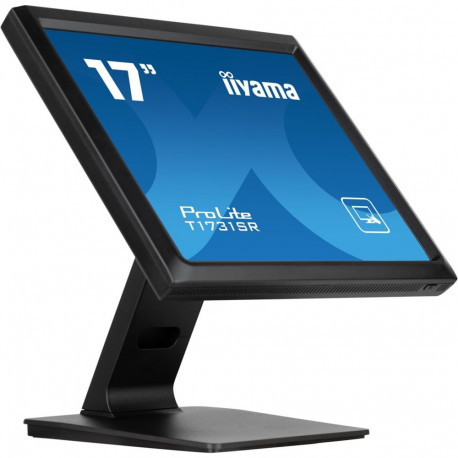 iiyama ProLite T1731SR-B1S arvutimonitor 43,2 cm (17") 1280 x 1024 pikslit SXGA LCD puuteekraan must