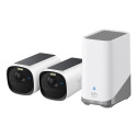 Eufy eufyCam E40 2-kaamera komplekt + HomeBase S380 bullet IP turvakaamera välitingimustesse 2688 x 
