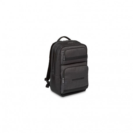 Targus CitySmart backpack Casual backpack Black, Grey Faux leather, Polyurethane (PU)