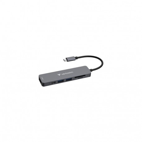 Verbatim USB-C Essentials Multiport Hub 6 ports: HDMI, USB-C PD, USB-A 3.2 Gen 1, USB-A, SD & mi