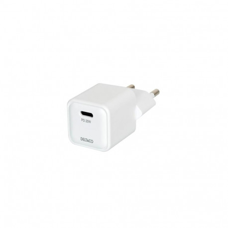 Deltaco USBC-AC150 mobile device charger Universal White AC Fast charging Indoor