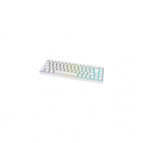 Deltaco Gaming GAM-100-W-DE keyboard USB + RF Wireless + Bluetooth QWERTZ German White