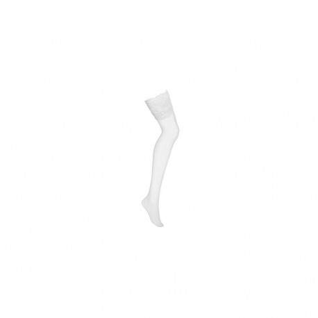 Obsessive 810-STO-2 L/XL pantyhose/stockings Transparent, White