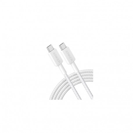 Anker Braided USB-C to USB-C Charging Cable 1.8 m, White