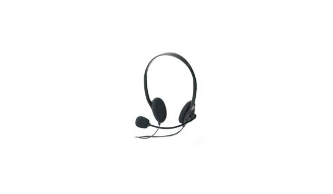 Ednet Headset Wired Calls/Music Black
