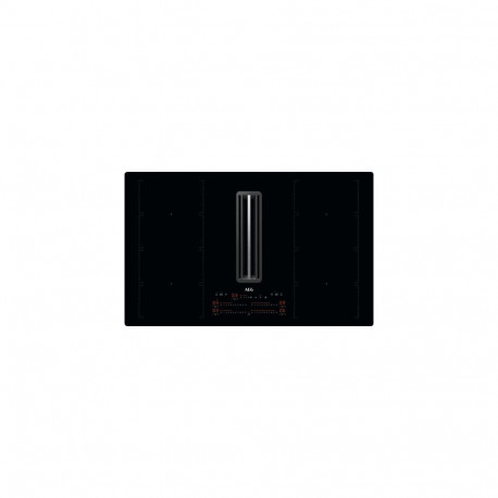 AEG CCE84779CB Black Built-in 83 cm Zone induction hob 4 zone(s) Built-in hood