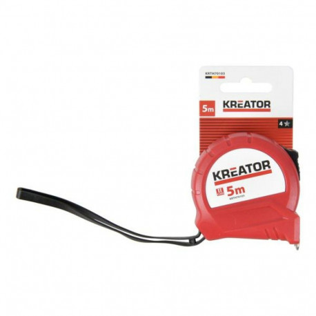 Mērlente 5m x 19mm plastmasas KRTH70103 KREATOR