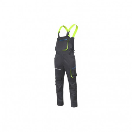 Hogert REETZ protective bib trousers HT5K824-S, 260 g/m², 58% cotton, 40% polyester, 2% elastane, EN