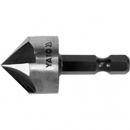 Įgilinimo grąžtas metalui ir medienai 20,5 mm 45° 1/4 Hex HSS 40 mm YT-44726 Yato
