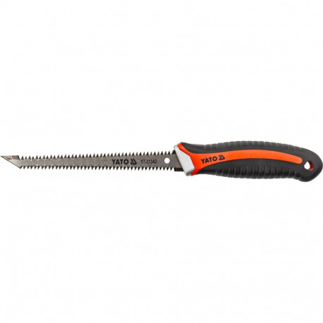Yato YT-31343 plasterboard saw, 180mm, 315mm, 7TPI, 65Mn steel, induction hardened, TPR/ABS/aluminiu
