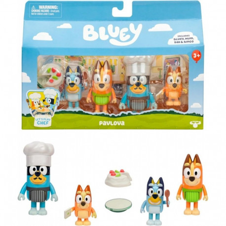 Figures set Bluey Pavlova