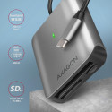 MEMORY READER USB-C 3-SLOT/SD/MICROSD/CF CRE-S3C AXAGON