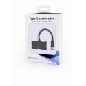 Gembird memory card reader UHB-CR3-02 SD USB-C