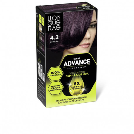LLONGUERAS COLOR ADVANCE #4,2-borgoña 1 u