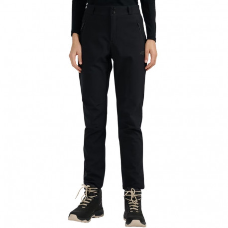 4F naiste matkapüksid FNK F0988 4FWAW25TFTRF0988 20S S softshell, süsimustad