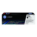 HP 128A must LaserJet toonerikassett