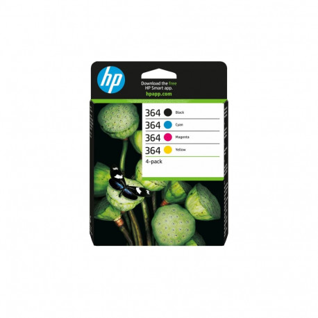HP 364 CMYK Ink Cartridge Combo 4-Pack Standard Capacity