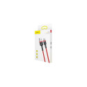 Baseus Type-C Cafule Cable, 2A, 2m, Red + Red (CATKLF-C09)