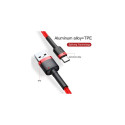 Baseus Type-C Cafule Cable, 2A, 2m, Red + Red (CATKLF-C09)