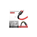Baseus Type-C Cafule Cable 3A, 0.5m, Red + Red (CATKLF-A09)