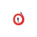 Baseus Type-C Cafule cable 3A, 1m, Red + Red (CATKLF-B09)