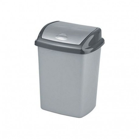 Curver prügikast Dominik 10L 0805312877, hõbedane