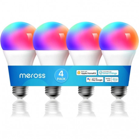 Meross nutikas LED-pirn MSL120 WiFi HomeKit 4 tk 6973696566324