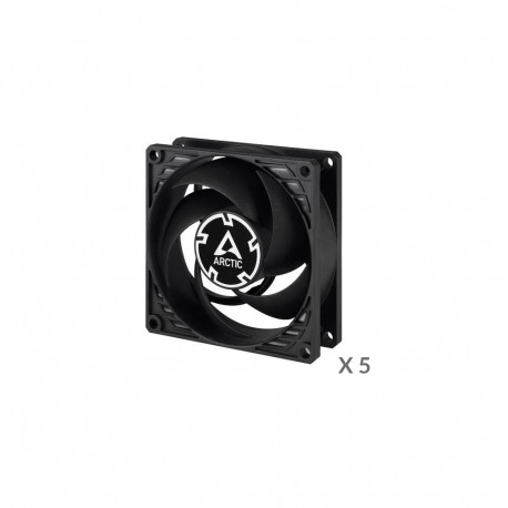 Case Fan - ARCTIC P8 Silent 80mm 1600 RPM 0.08 Sone Black