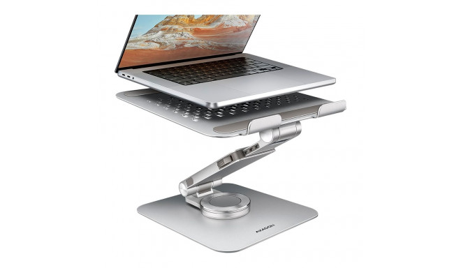 AXAGON STND-LR ALU HQ ROTATING massive stand for 10"-16" laptops, many adjustable angles