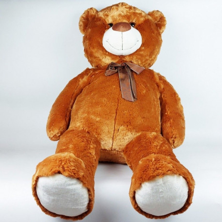 Plüüškaru lipsuga 100 cm pruun