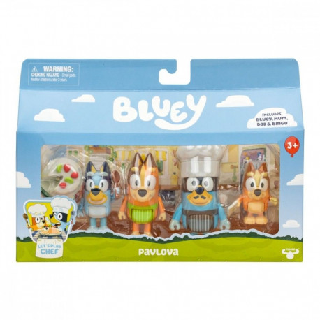 Bluey figuuride komplekt magustoiduaeg