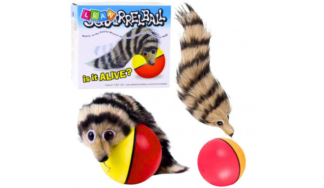 Piłka z Puszystą Fretką Ogon Zabawka Interaktywna Dla Dzieci