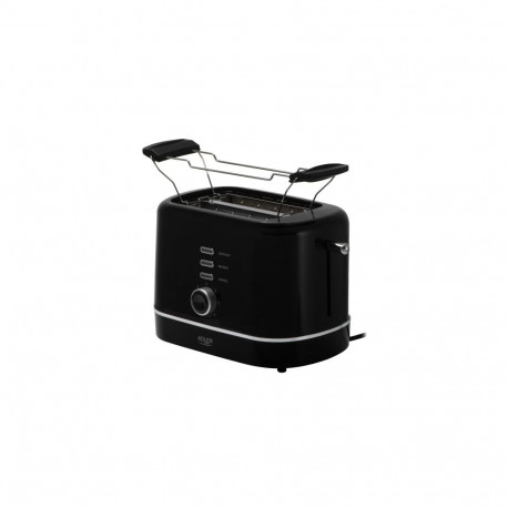 AD 3224 black Toster z rusztem do bułek | 7 poziomów opiekania | funkcja rozmrażania i podgrzewania