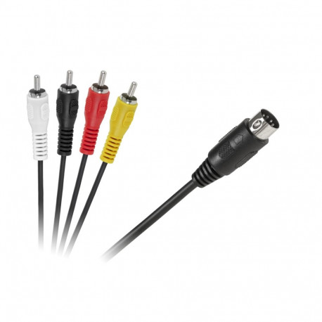 DIN-4 x RCA kaabel 1,8m