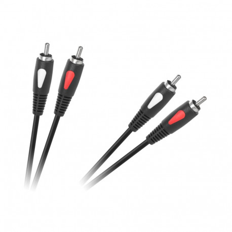 Cabletech kaabel 2RCA-2RCA 1.0m Eco-Line