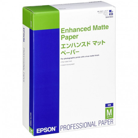 Epson Enhanced Matte Paper A4, 250 lehte, 192 g S041718