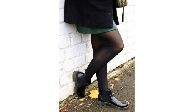 SOKISAHTEL CAREN säravate täppidega musta värvi sukkpüksid 424