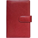 Calendar notebook Miniboss DAY, spiral bound, LUX covers (DARK RED) 00267/40099