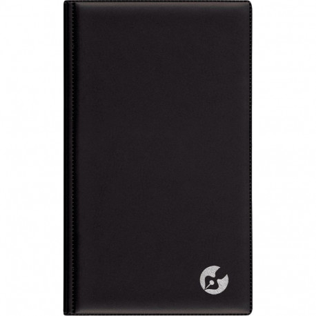 Kalendermärkmik Miniboss PÄEV, spiraalköide, plastkaaned (MUST) 00266/40097