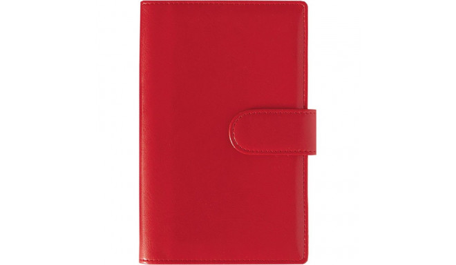 Calendar notebook Miniboss DAY, spiral binding, LUX covers (RED) 00267/40079
