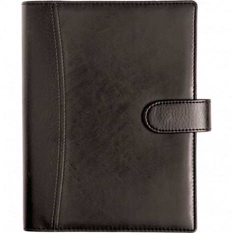 Book calendar Boss A5, WEEK vertical, spiral bound, LUX covers (BLACK) 00043/40074