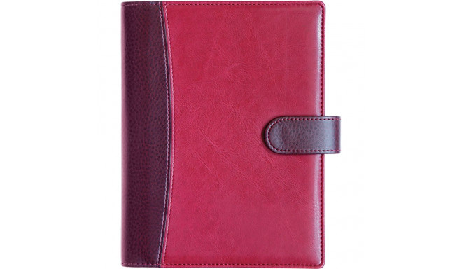 Book calendar Boss Day A5, spiral binding, LUX cover, (DARK RED) 00041/40035