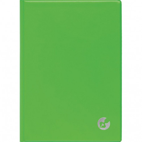 Book calendar Boss A5, horizontal division, spiral bound plastic cover (LIGHT GREEN) 00032/40338